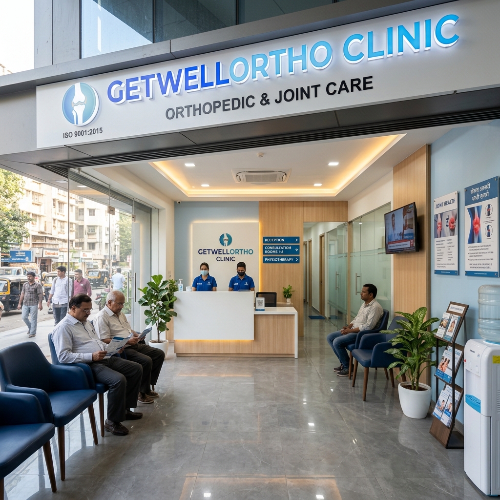 GetWellOrtho Clinic Entrance Khagaul Patna
